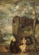Diego Velazquez Saint Anthony Abbot Saint Paul the Hermit USA oil painting reproduction